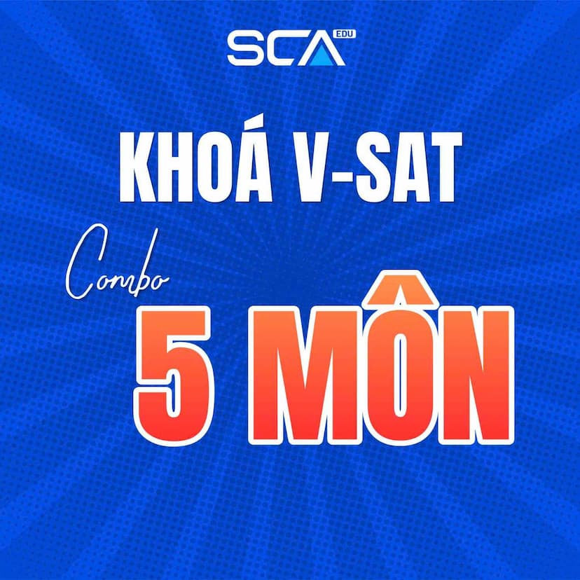 COMBO 5 MÔN.VSAT-2K8 KHÓA LUYỆN ĐỀ THỰC CHIẾN KỲ THI V-SAT